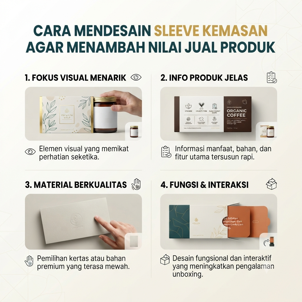Cara Mendesain Sleeve Kemasan agar Menambah Nilai