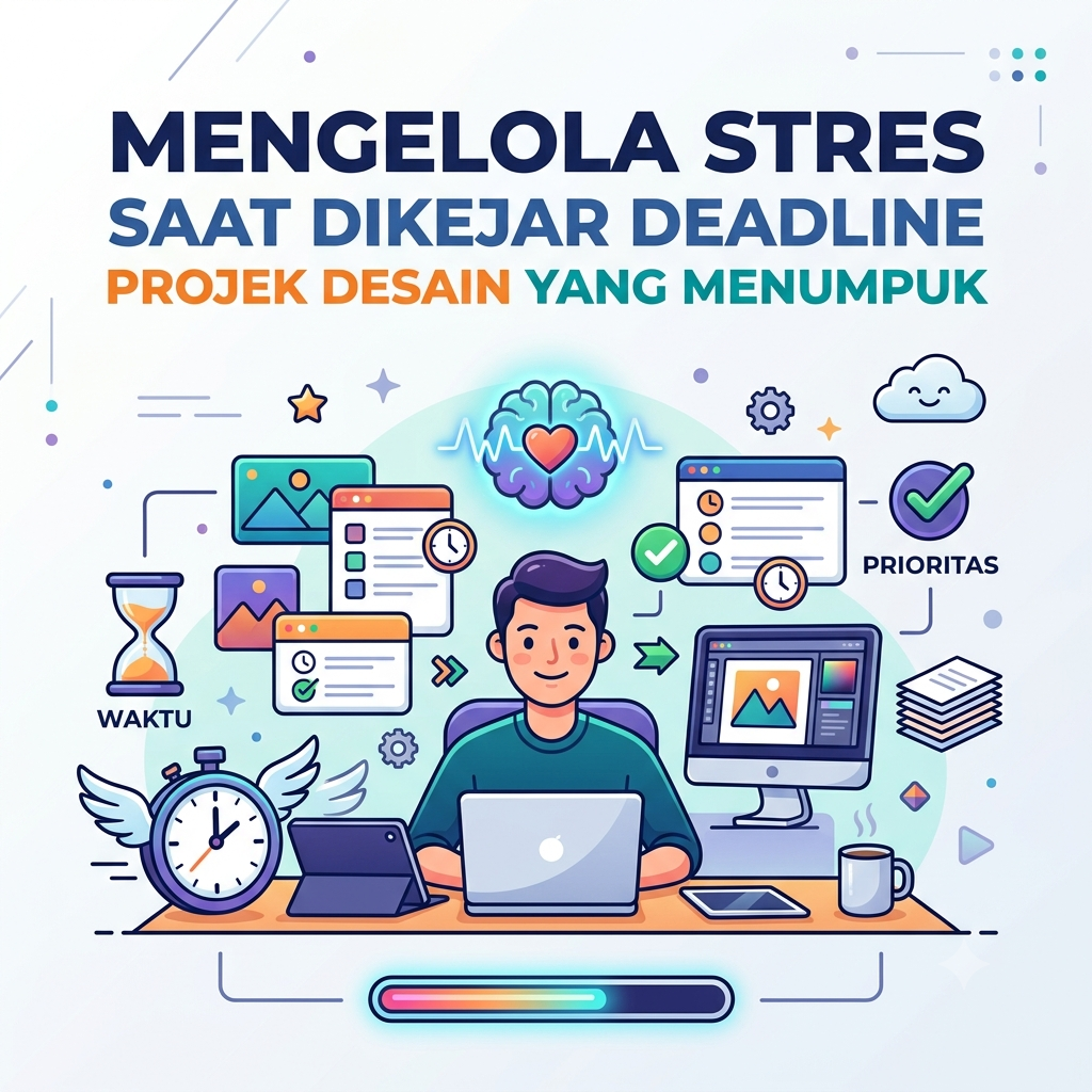 Mengelola Stres Saat Dikejar Deadline Projek Desain yang Menumpuk