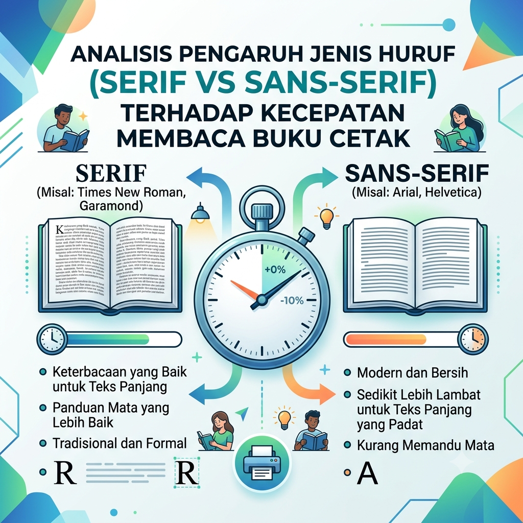 Analisis Pengaruh Jenis Huruf (Serif vs Sans-Serif)