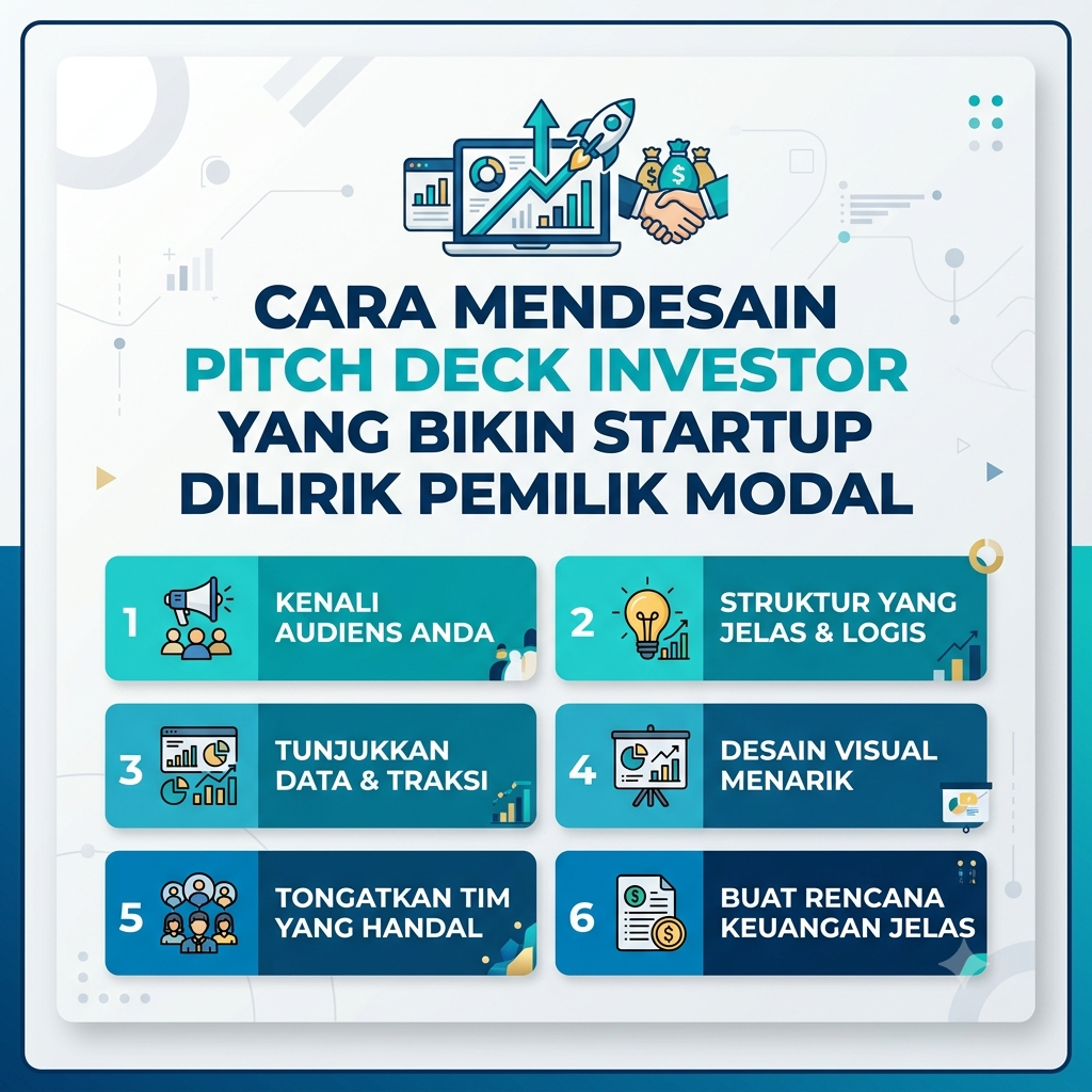 Cara Mendesain Pitch Deck Investor yang Bikin Startup Dilirik Pemilik Modal