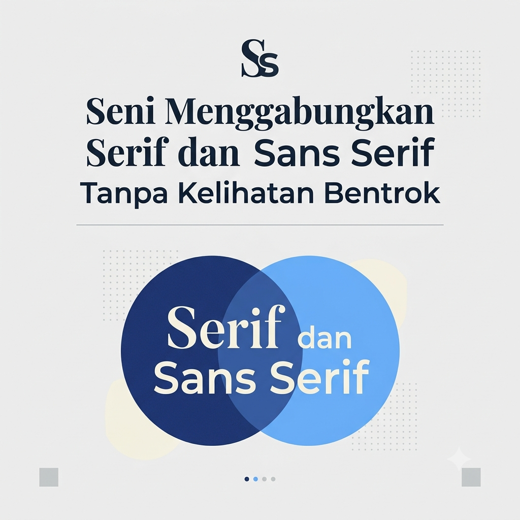 Seni Menggabungkan Serif dan Sans Serif Tanpa Kelihatan Bentrok