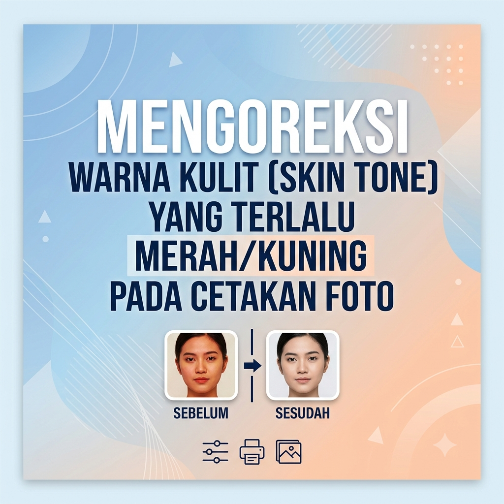 Mengoreksi Warna Kulit (Skin Tone) yang Terlalu Merah/Kuning