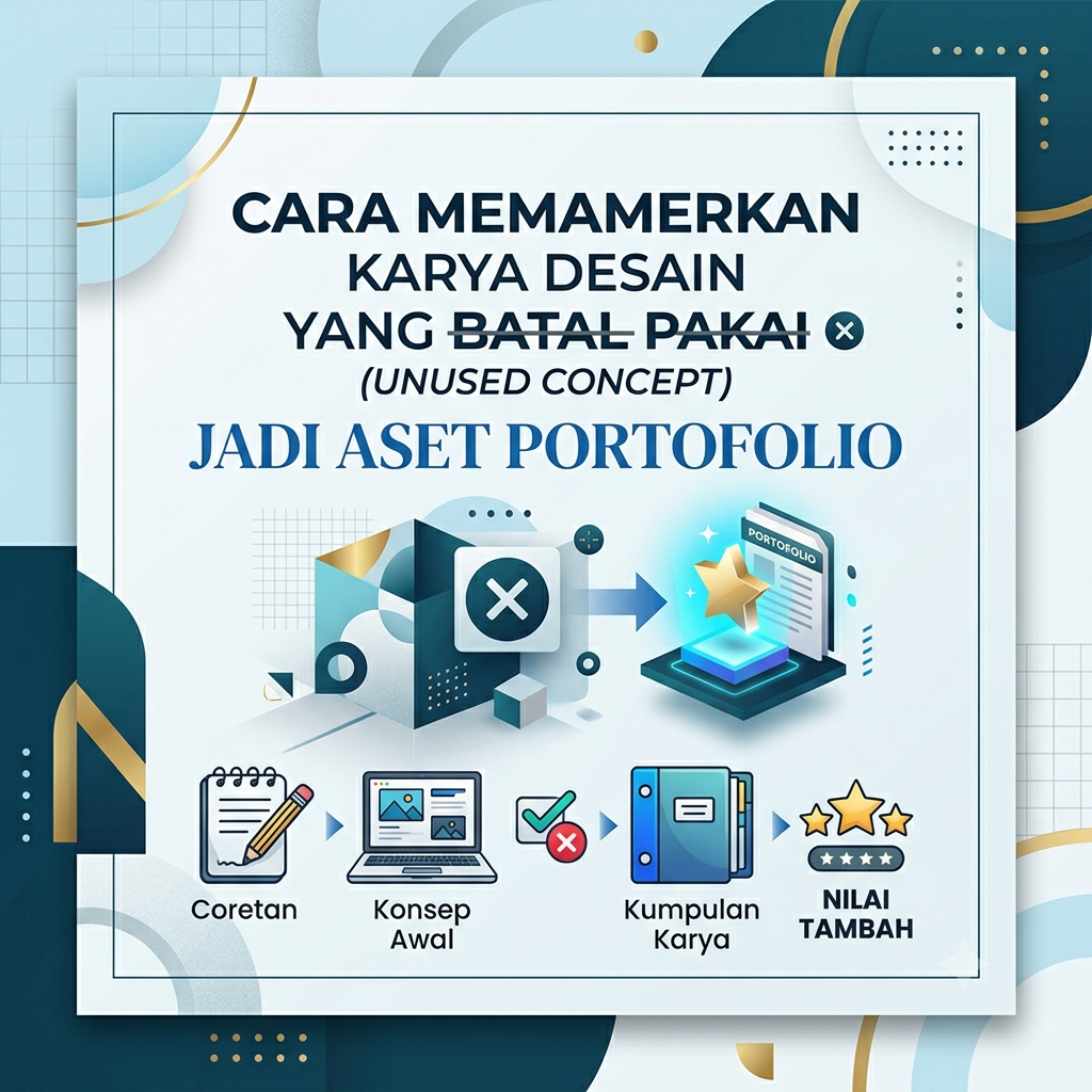 Desain yang Batal Pakai (Unused Concept) Jadi Aset Portofolio