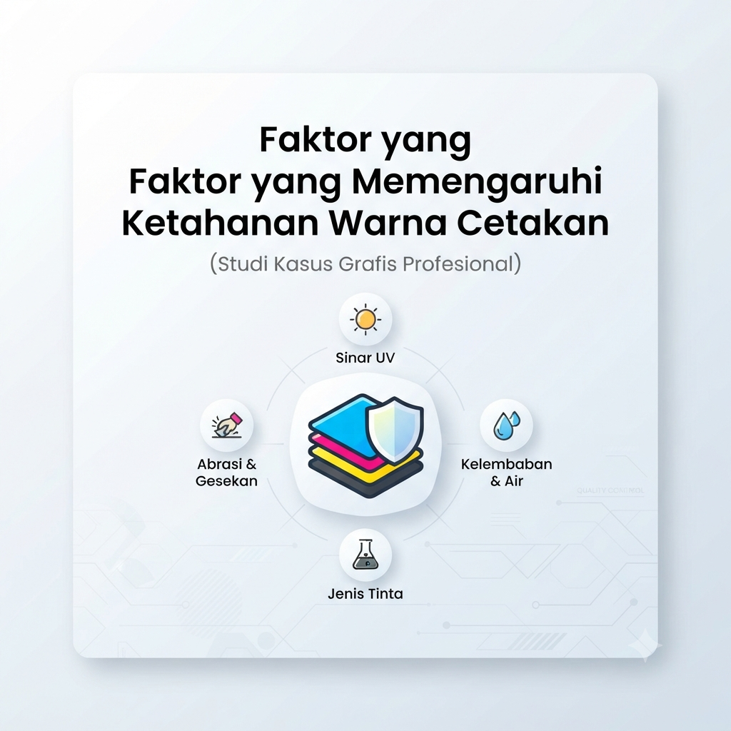 Faktor yang Memengaruhi Ketahanan Warna Cetakan