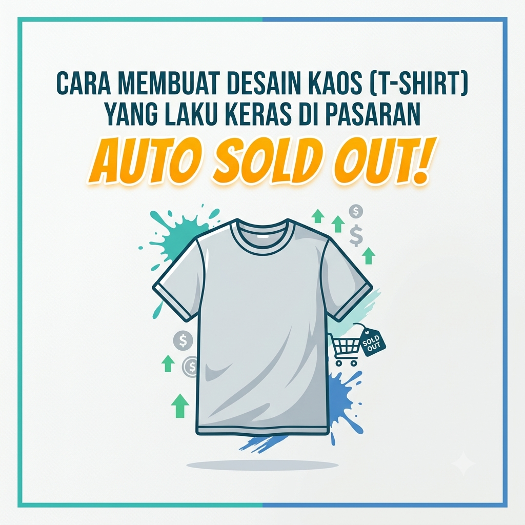 Cara Membuat Desain Kaos (T-Shirt) yang Laku Keras di Pasaran
