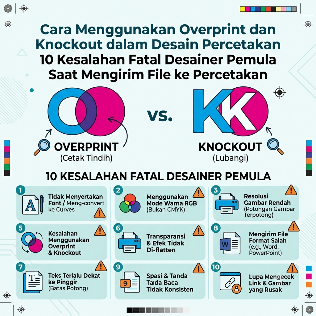 10 Kesalahan Fatal Desainer Pemula Saat Mengirim File