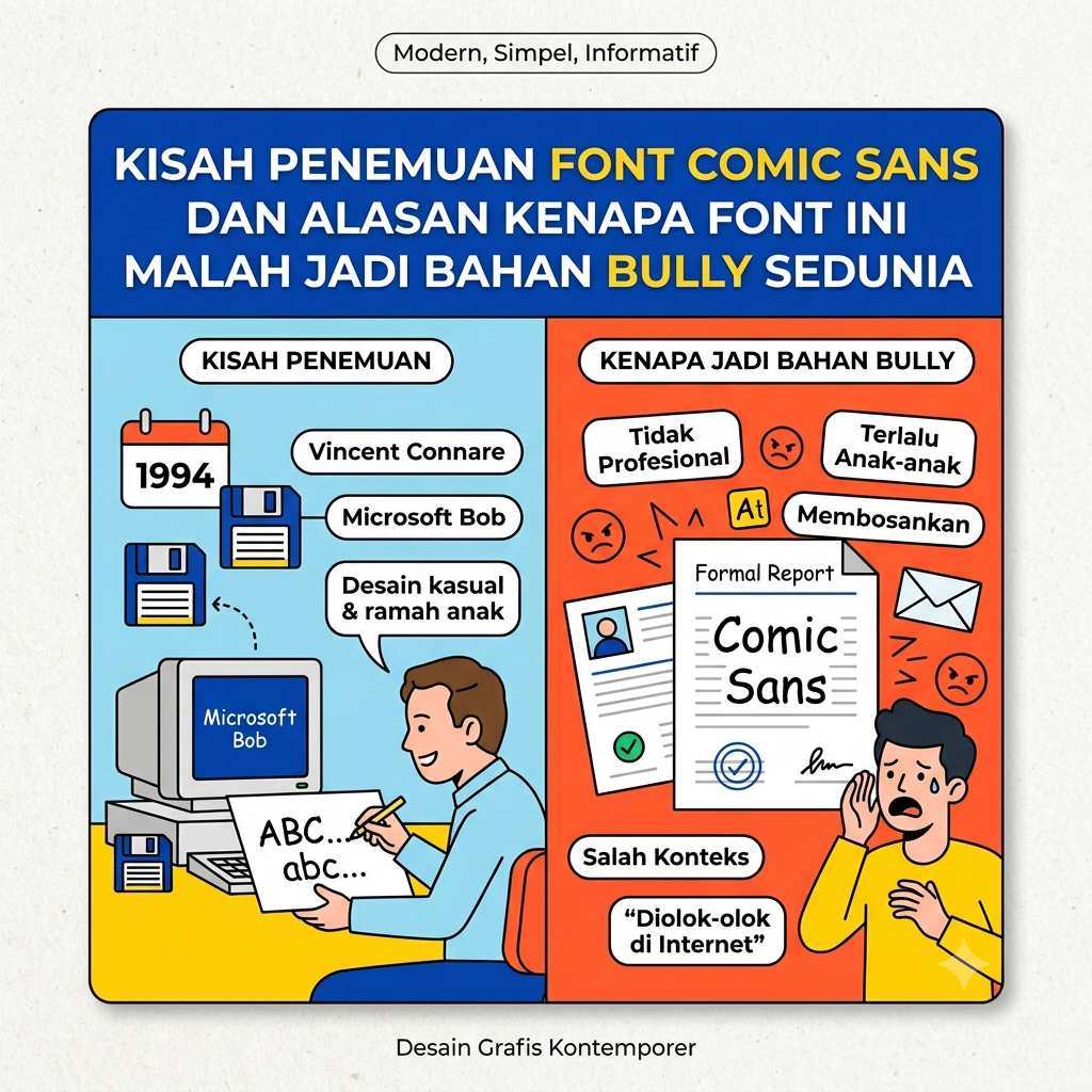 Alasan Kenapa Font Ini Malah Jadi Bahan Bully Sedunia