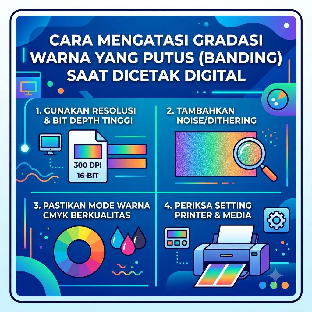 Cara Mengatasi Gradasi Warna yang Putus (Banding)
