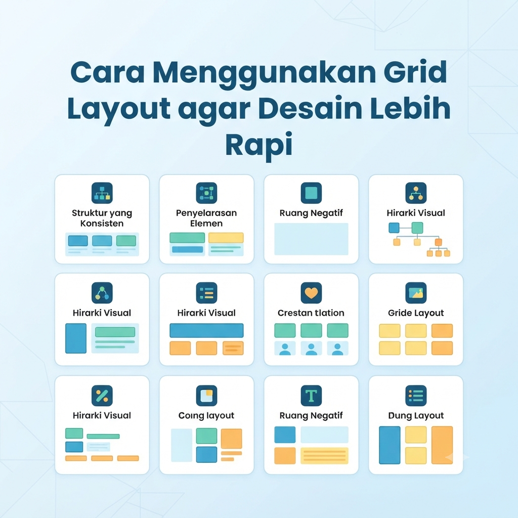 Cara Menggunakan Grid Layout agar Desain Lebih Rapi