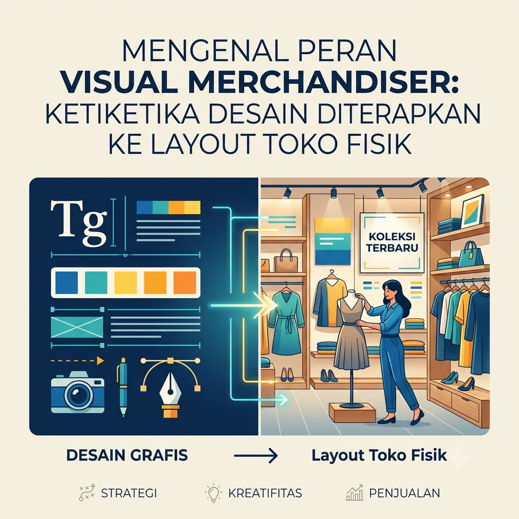 Ketika Desain Grafis Diterapkan ke Layout Toko Fisik