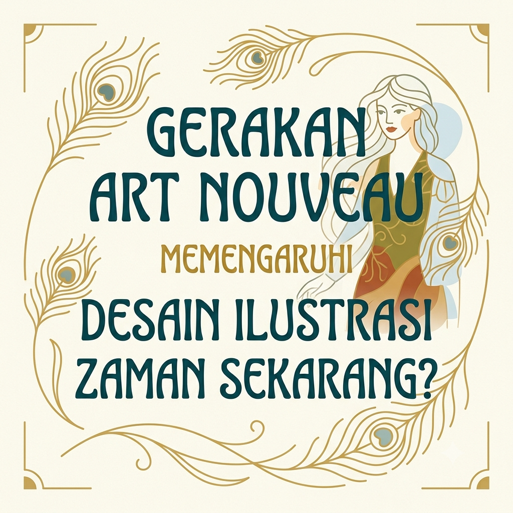 Gerakan Nouveau Memengaruhi Desain Ilustrasi Zaman Sekarang