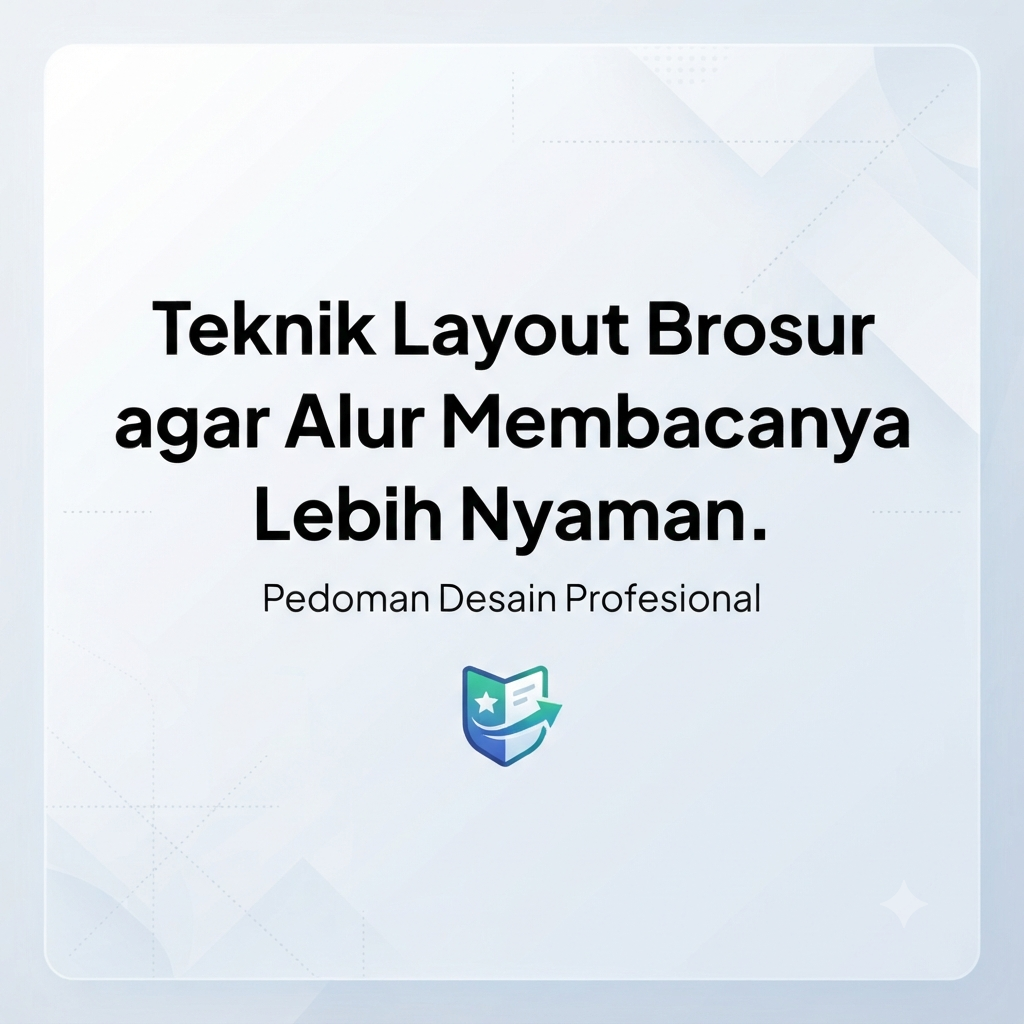 Teknik Layout Brosur agar Alur Membacanya Lebih Nyaman