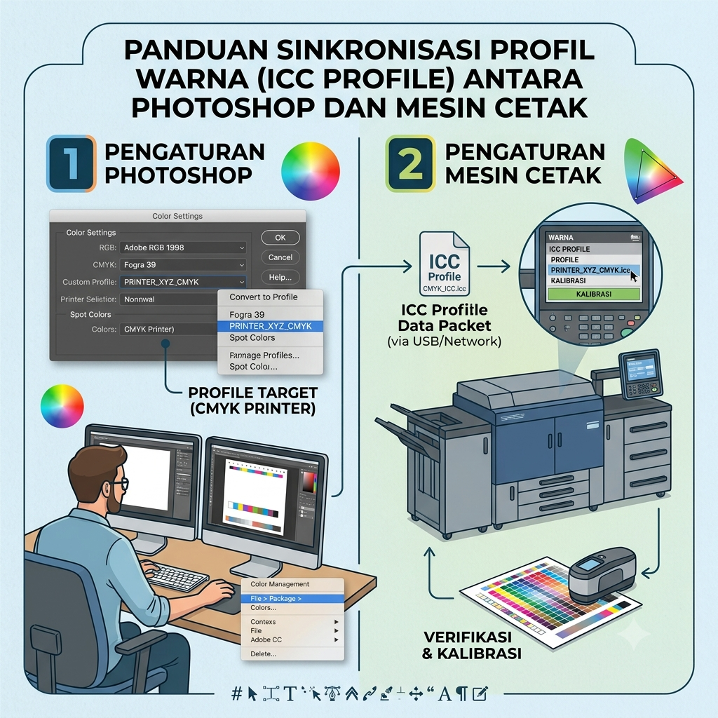 Panduan Sinkronisasi Profil Warna (ICC Profile)