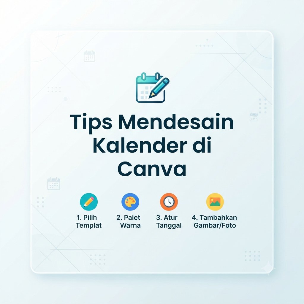 Tips Mendesain Kalender di Canva