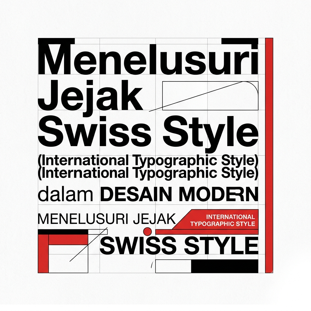 Jejak Swiss Style (International Typographic Style) dalam Desain