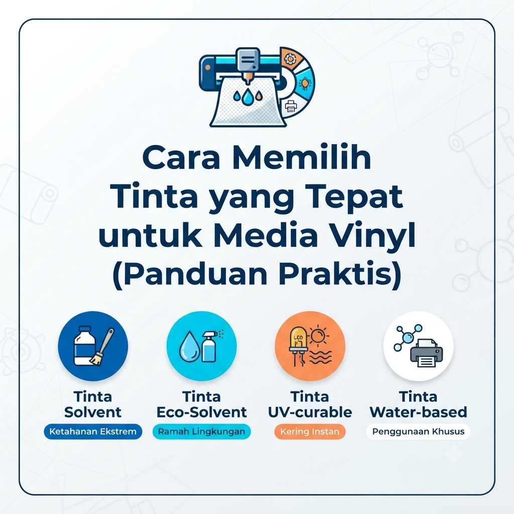 Cara Memilih Tinta yang Tepat untuk Media Vinyl