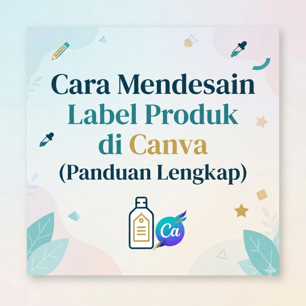 Cara Mendesain Label Produk di Canva