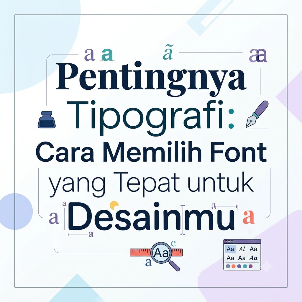 Cara Memilih Font yang Tepat untuk Desainmu