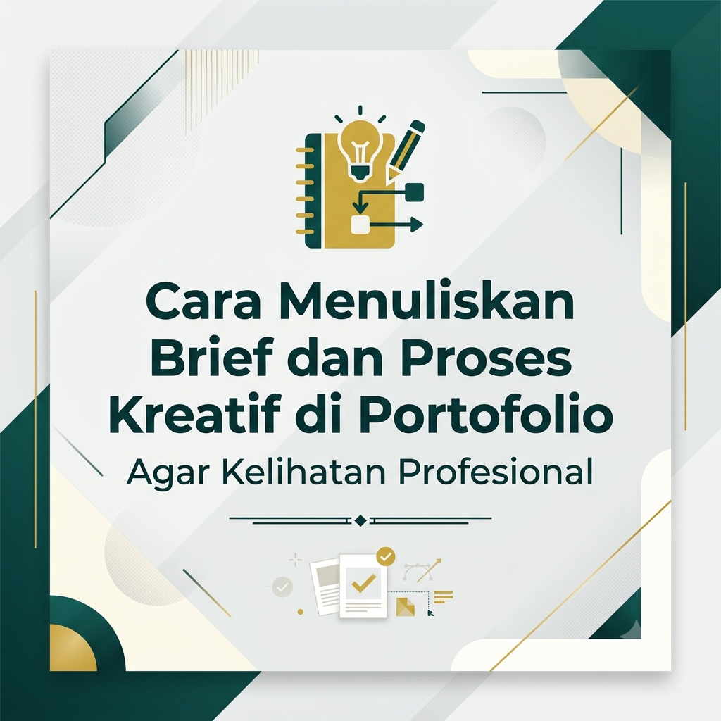 Proses Kreatif di Portofolio Agar Kelihatan Profesional