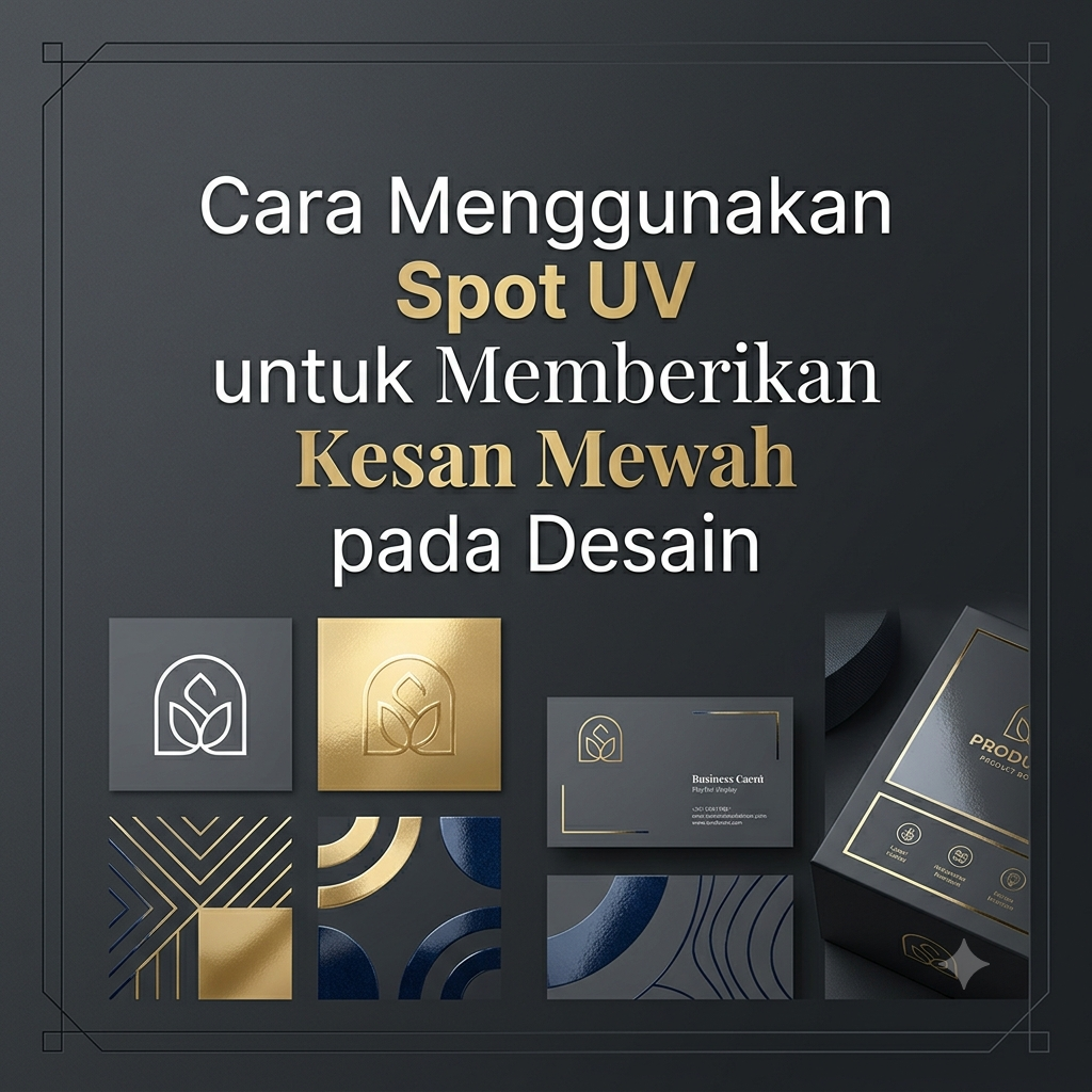 Cara Menggunakan Spot UV untuk Memberikan Kesan Mewah pada Desain