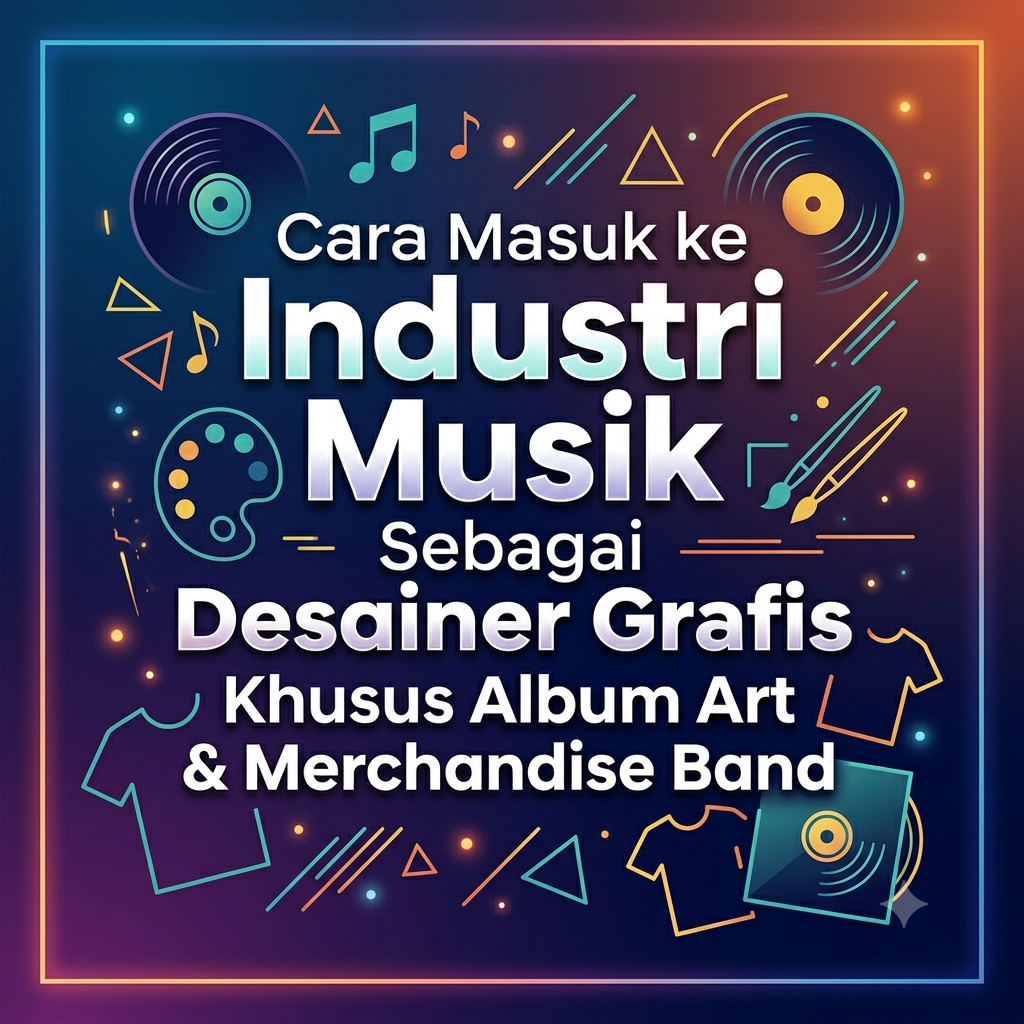 Desainer Grafis Khusus Album Art & Merchandise Band