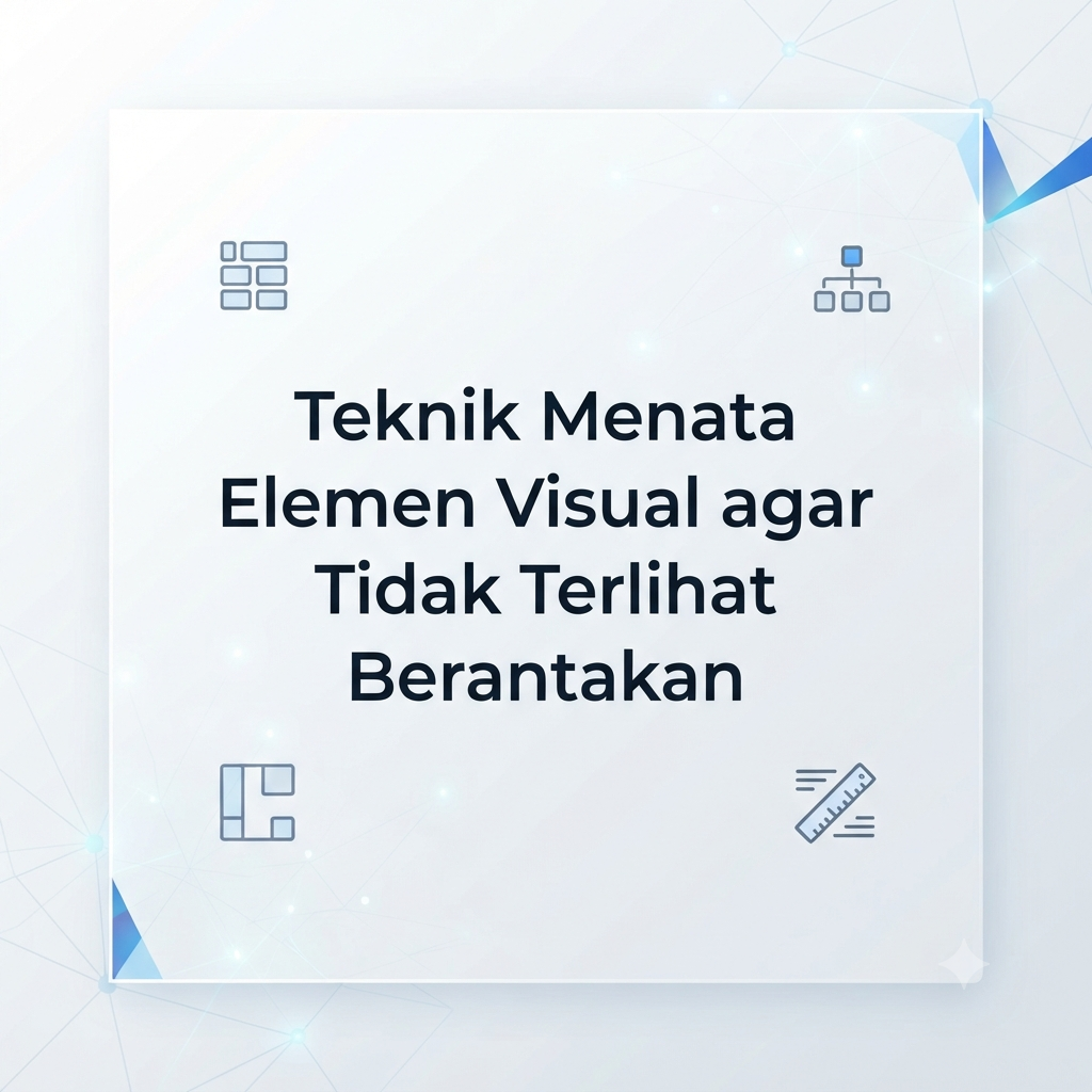 Teknik Menata Elemen Visual agar Tidak Terlihat Berantakan