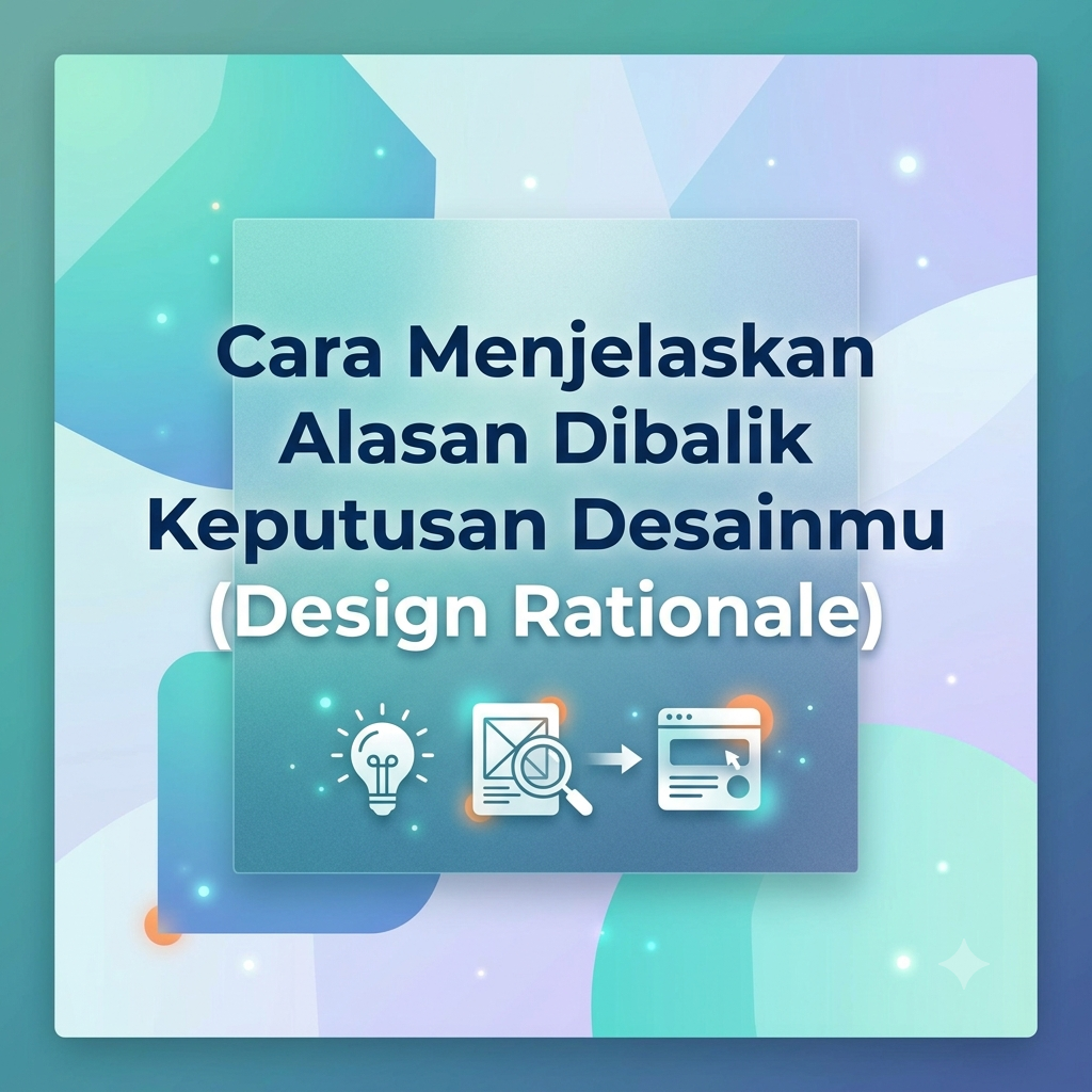 Menjelaskan Alasan Dibalik Keputusan Desainmu