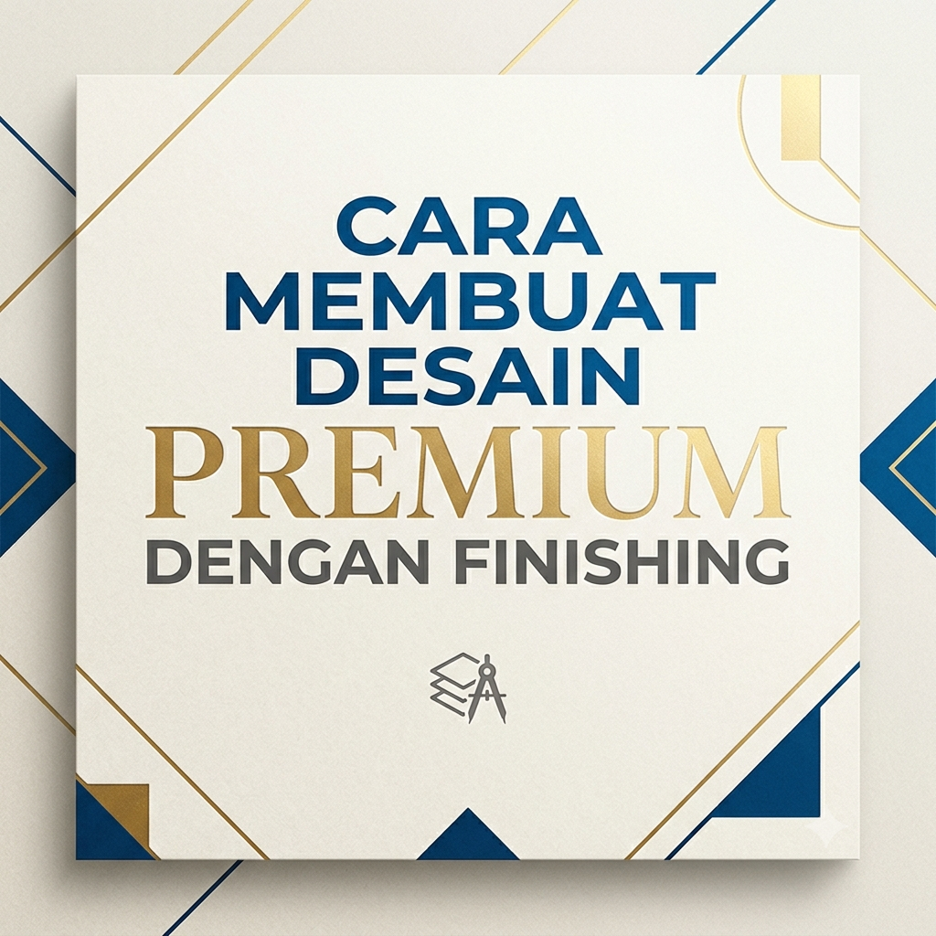 Cara Membuat Desain Premium dengan Finishing