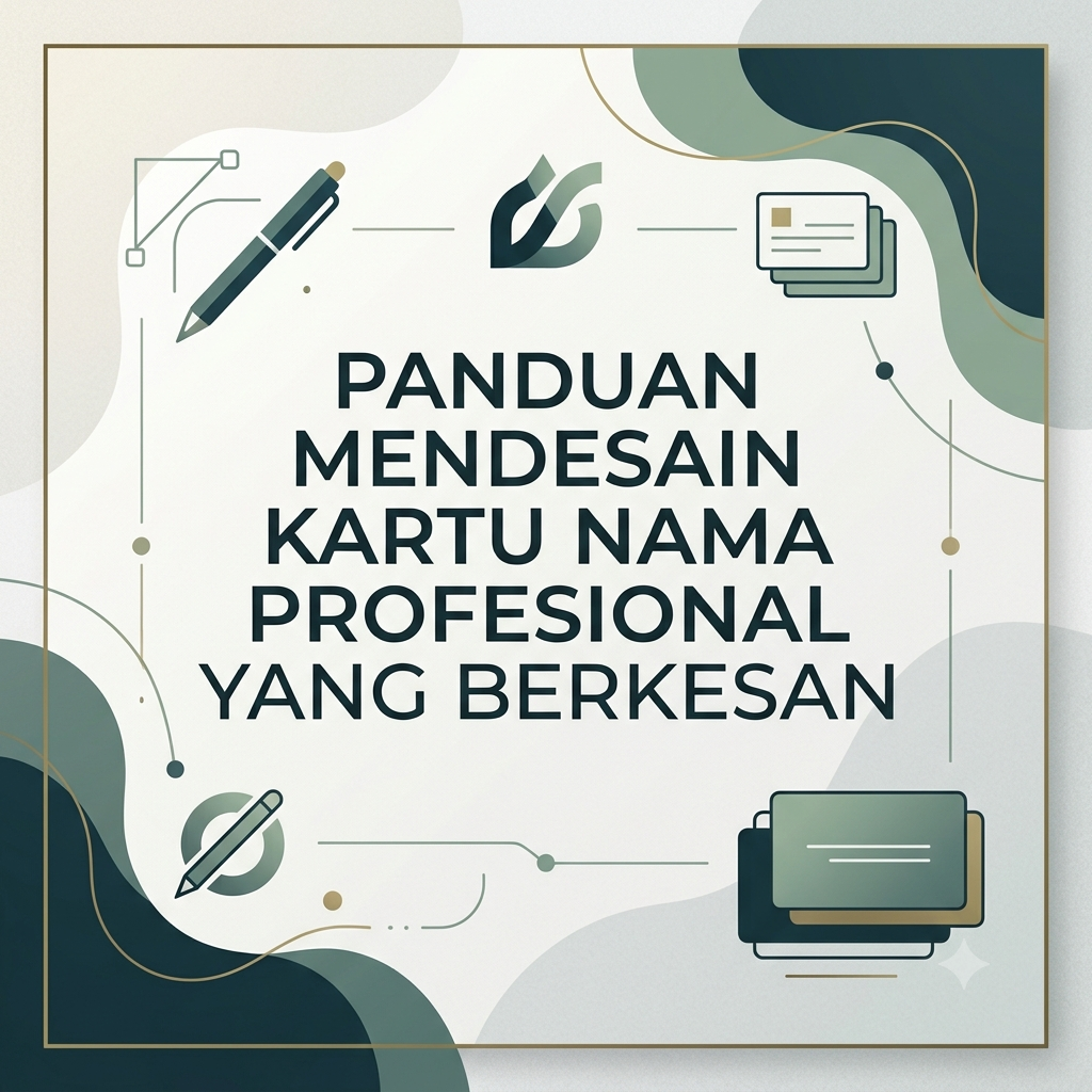Panduan Mendesain Kartu Nama Profesional yang Berkesan