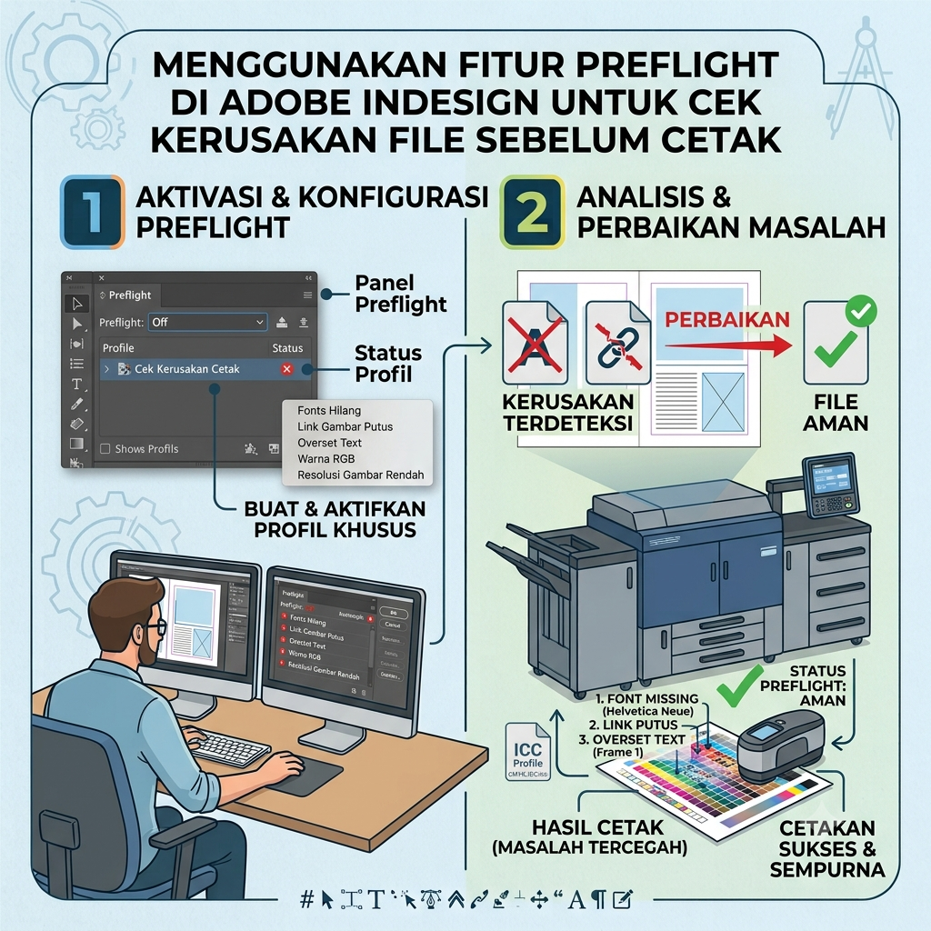 Menggunakan Fitur Preflight di Adobe InDesign