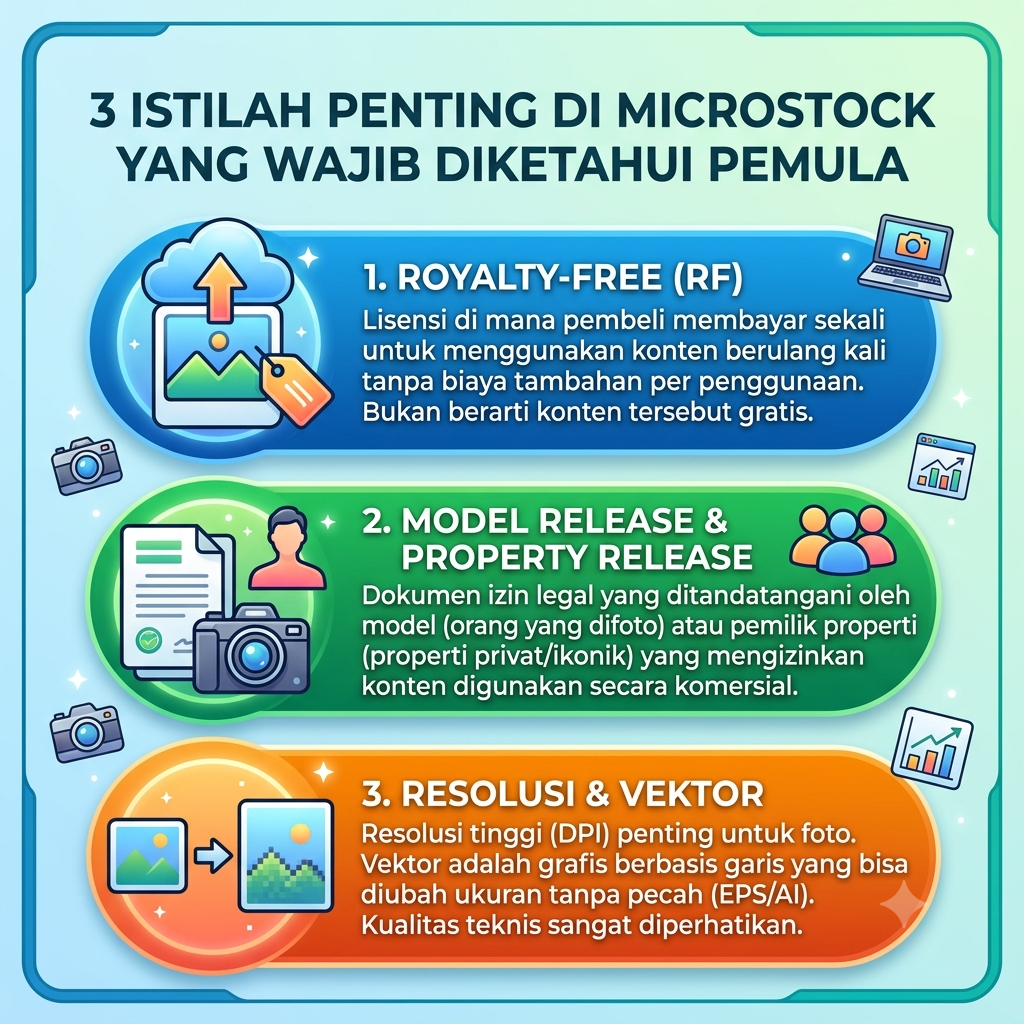 3 Istilah Penting di Microstock yang Wajib Diketahui Pemula