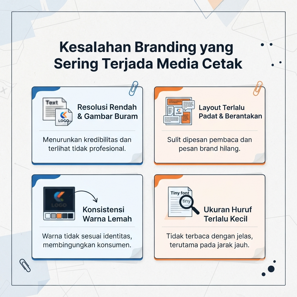 Kesalahan Branding yang Sering Terjadi pada Media Cetak