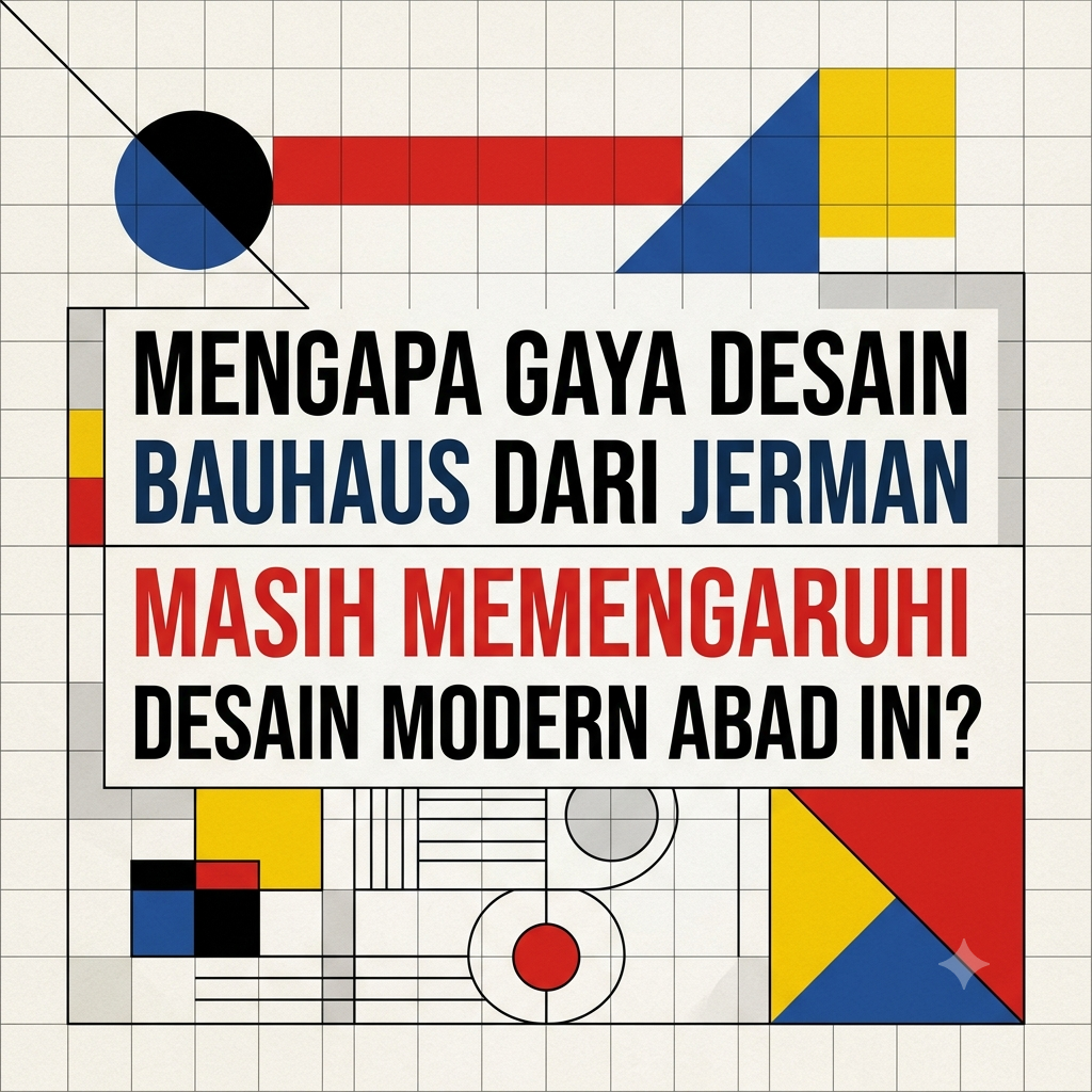 Desain Bauhaus dari Jerman Masih Memengaruhi Desain Modern
