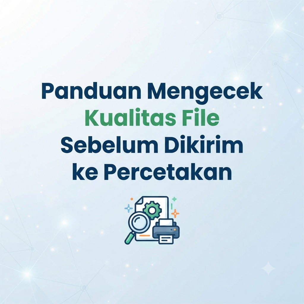Panduan Mengecek Kualitas File Sebelum Dikirim ke Percetakan