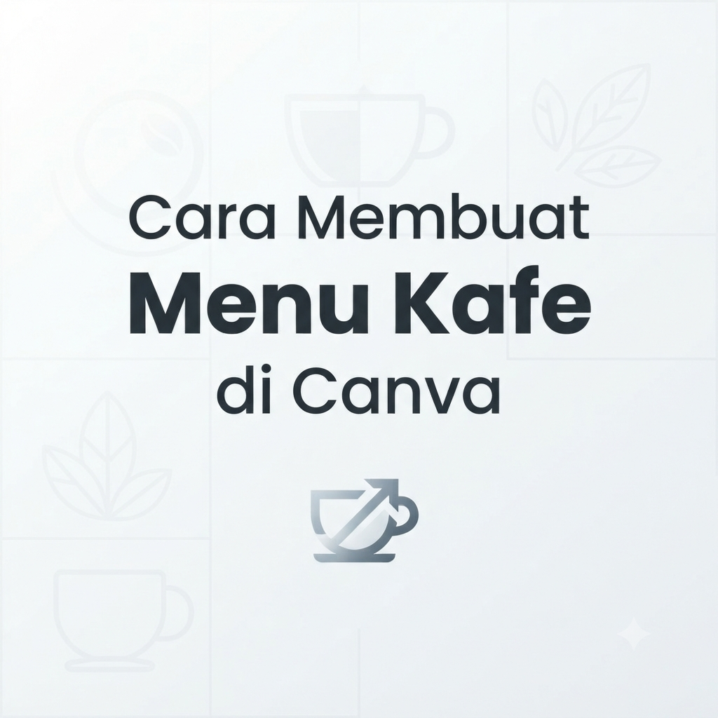 Cara Membuat Menu Kafe di Canva