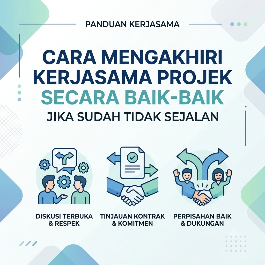 Mengakhiri jasama Projek Secara Baik Jika Sudah Tidak Sejalan