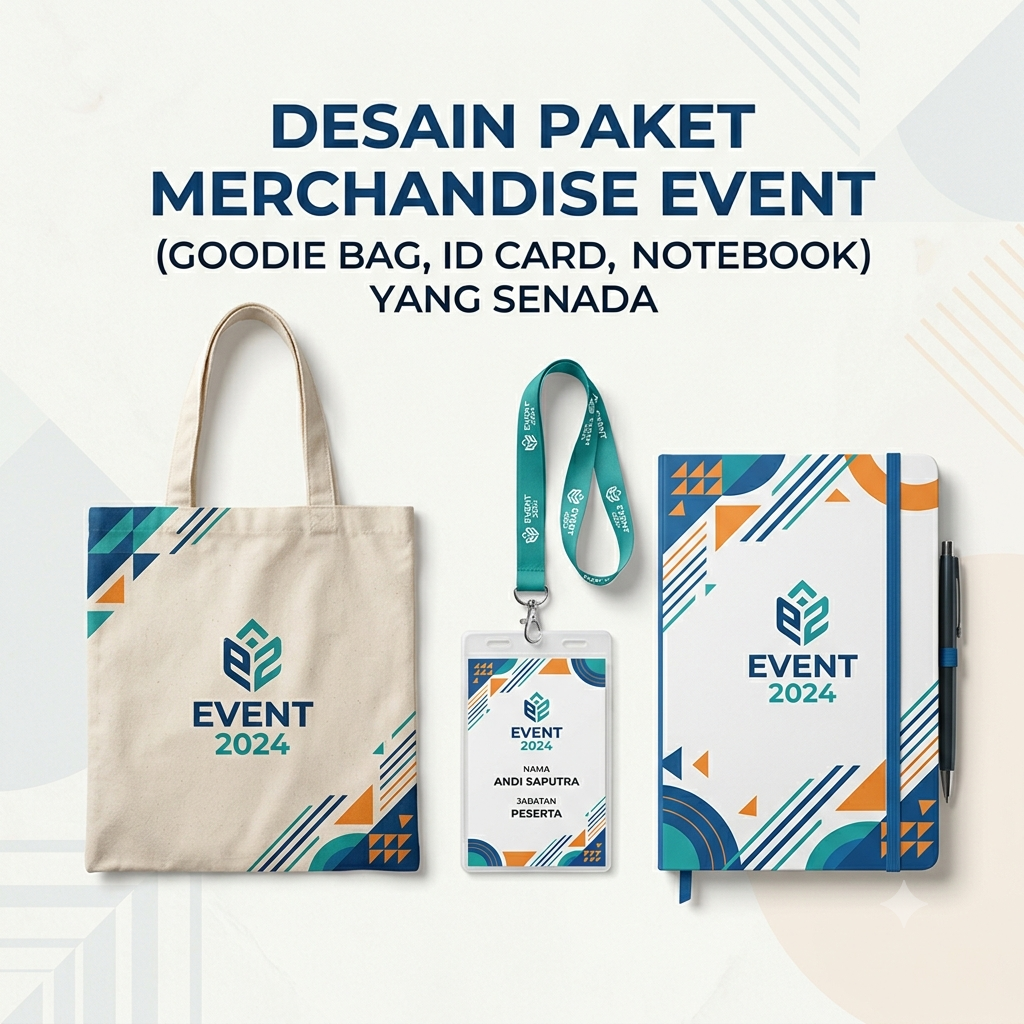 Desain Paket Merchandise Event