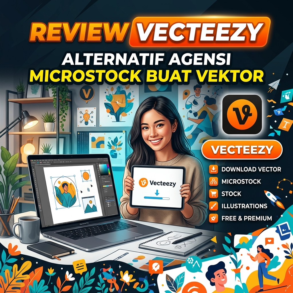 Review Vecteezy: Alternatif Agensi Microstock Buat Vektor