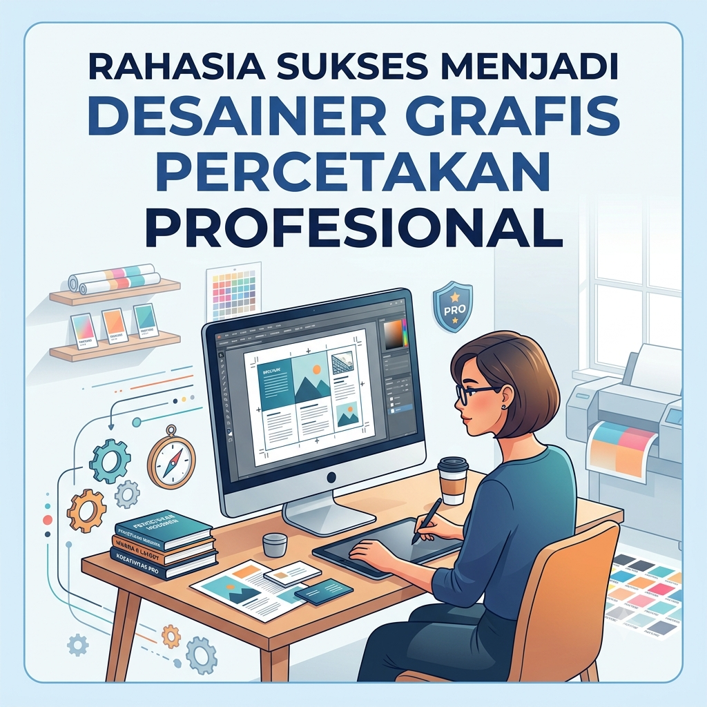 Rahasia Sukses Menjadi Desainer Grafis Percetakan Profesional