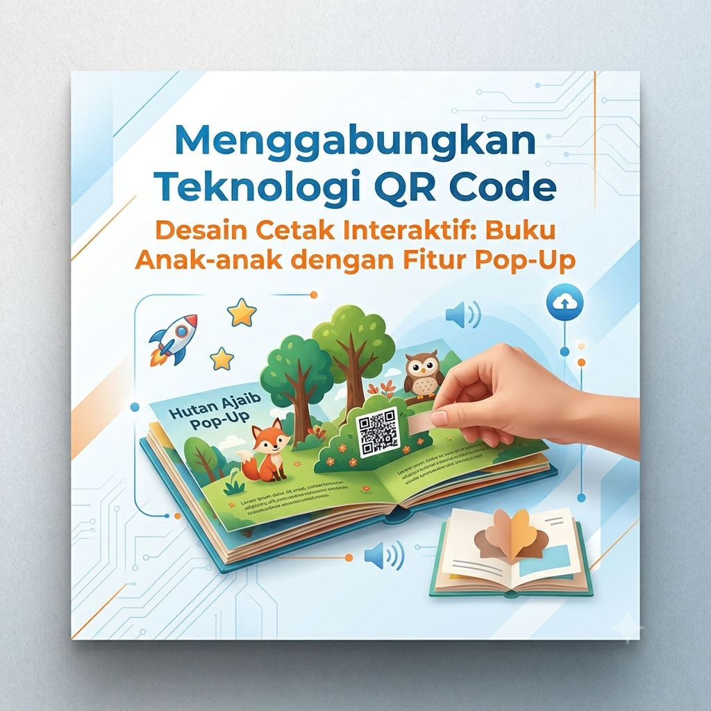 Desain Cetak Interaktif: Buku Anak-anak dengan Fitur Pop-Up