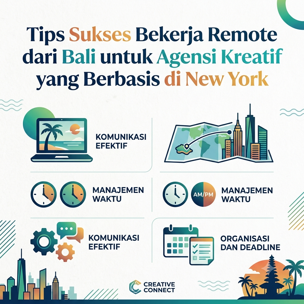 Bekerja Remote dari Bali untuk Agensi Kreatif yang Berbasis