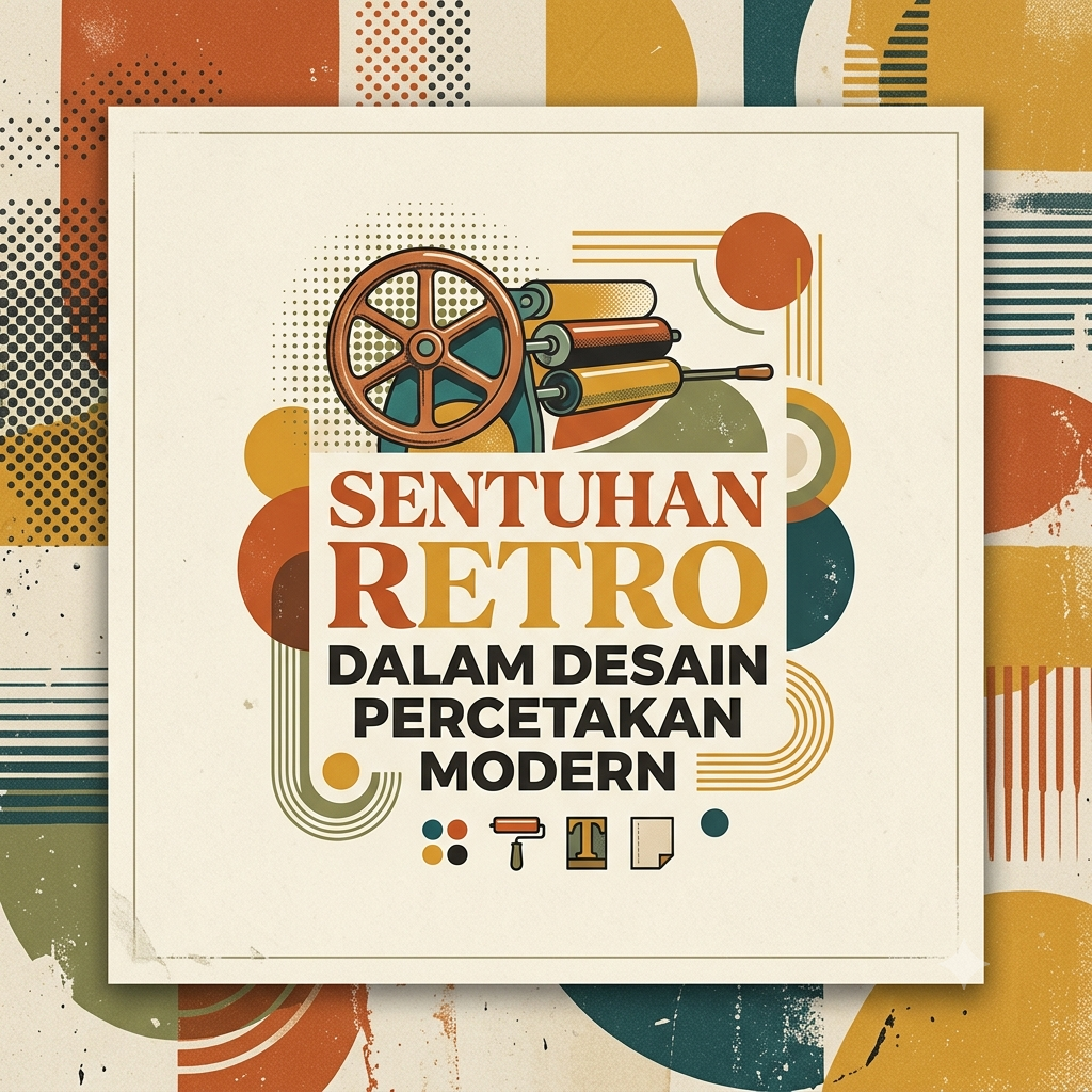 Sentuhan Retro dalam Desain Percetakan Modern