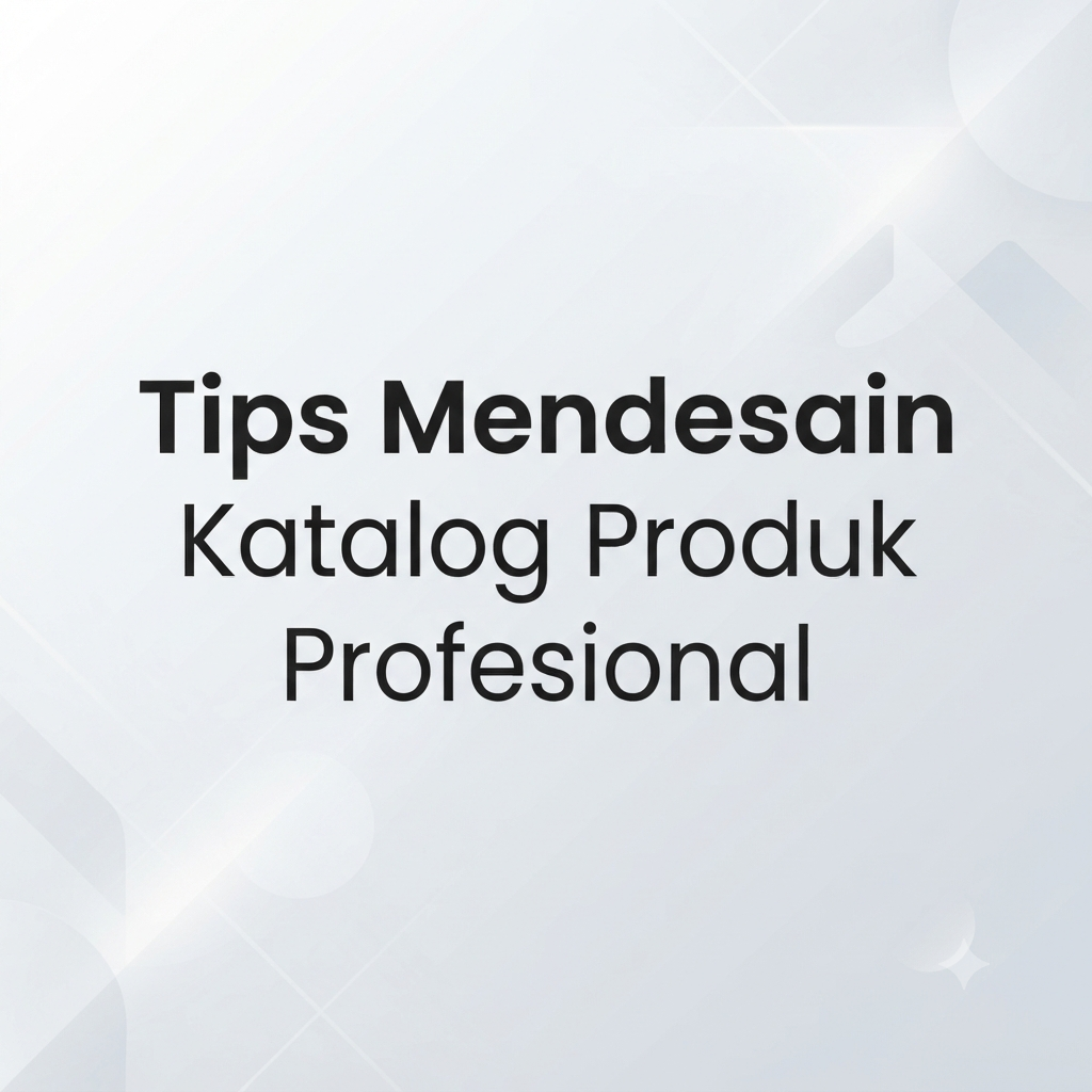 Tips Mendesain Katalog Produk Profesional
