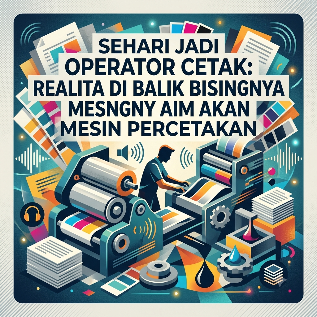 Sehari Jadi Operator Cetak: Realita