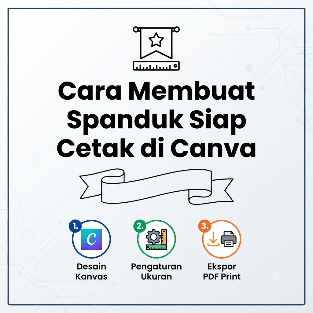 Cara Membuat Spanduk Siap Cetak di Canva