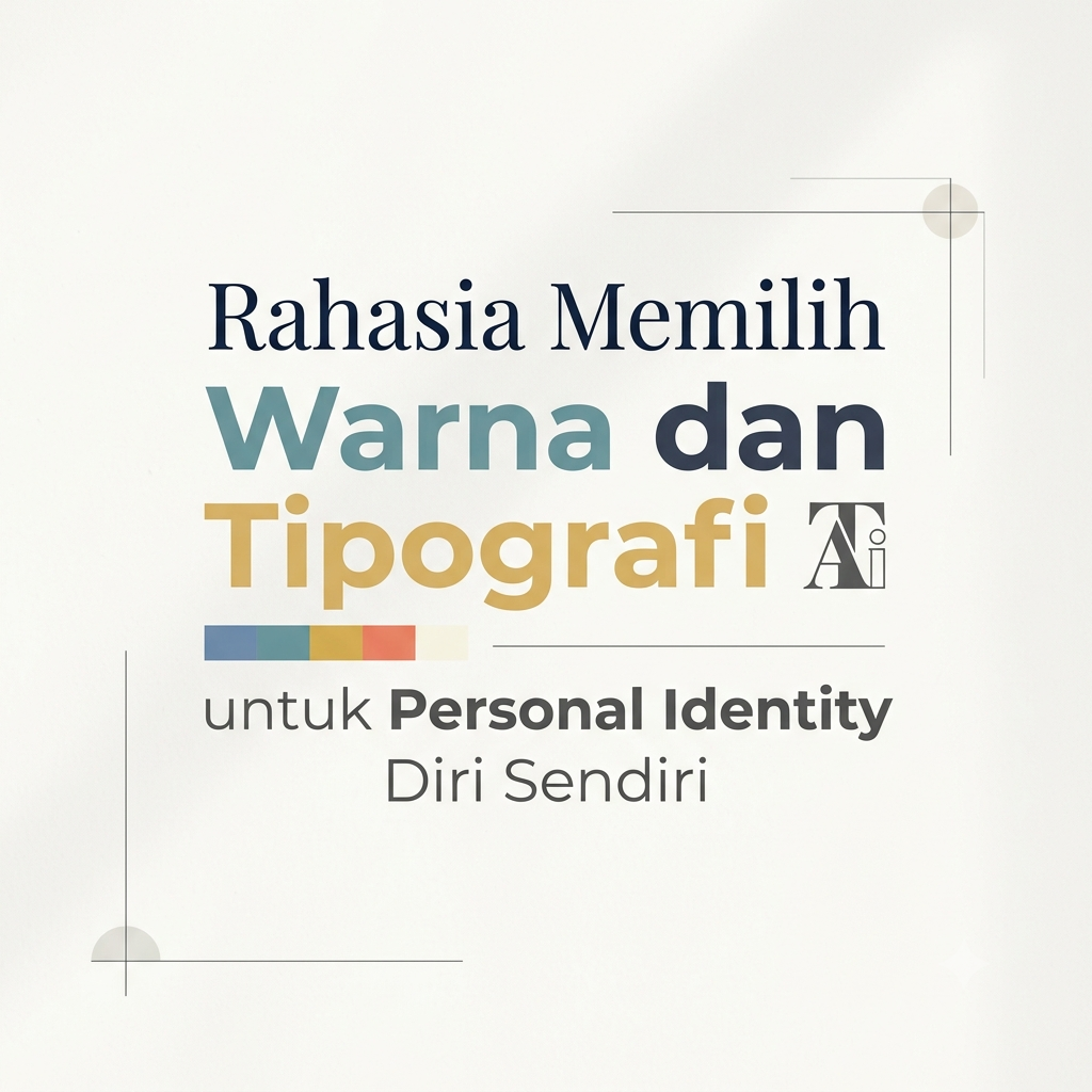 Warna dan Tipografi untuk Personal Identity Diri Sendiri