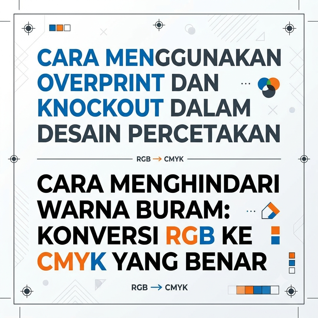 Cara Menghindari Warna Buram: Konversi RGB ke CMYK
