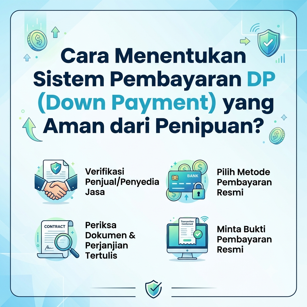 Menentukan Pembayaran (Down Payment) Aman dari Penipuan