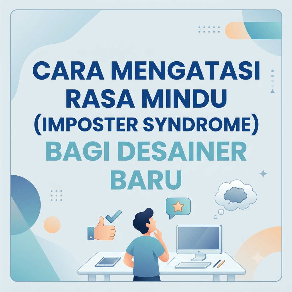 Cara Mengatasi Rasa Mindu (Imposter Syndrome) bagi Desainer