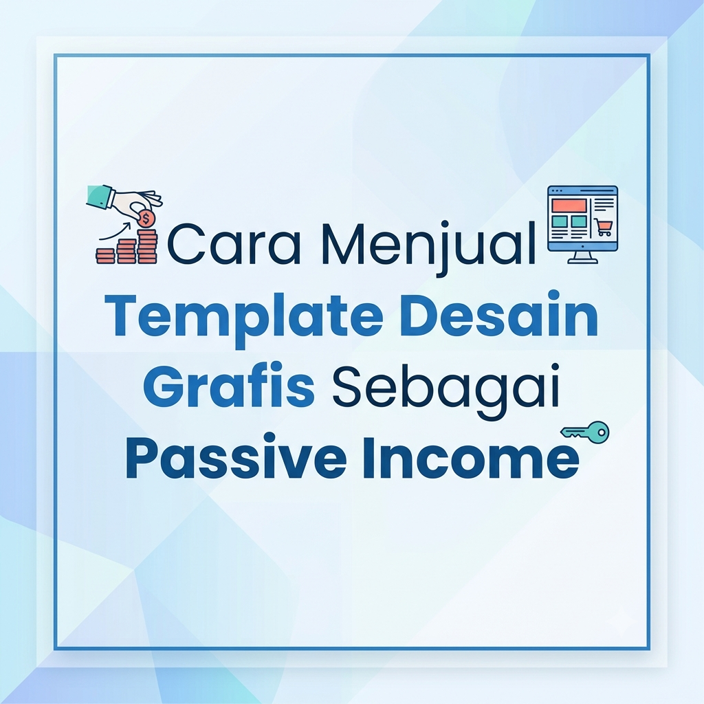 Cara Menjual Template Desain Grafis Sebagai Passive Income